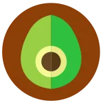 Avocado SVG Icon